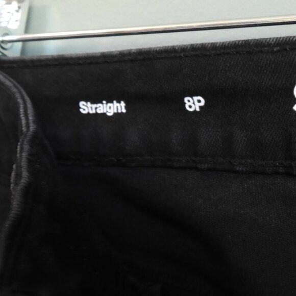 Sonoma Black Straight Leg Jeans Size 8 Petite - Picture 5 of 9